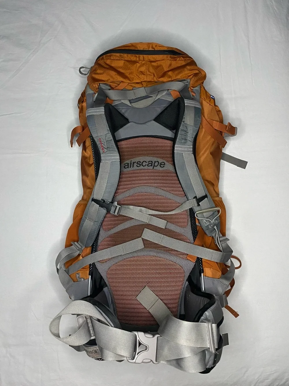 Osprey Aether 60 Backpack Mens Large Orange Hiking Backpacking Pack 60L Camping